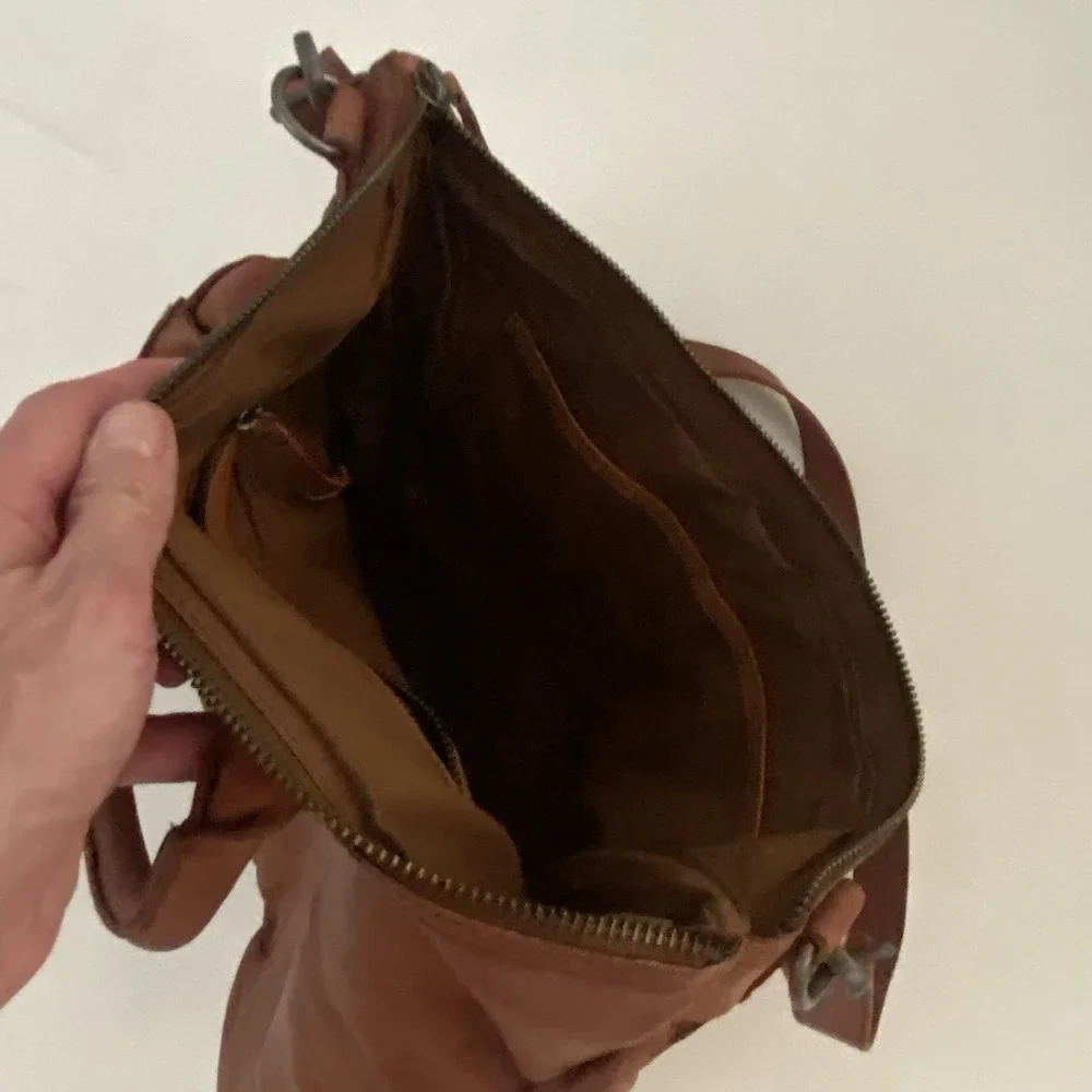 Carbon To Cobalt Leather Bag Laptop 15